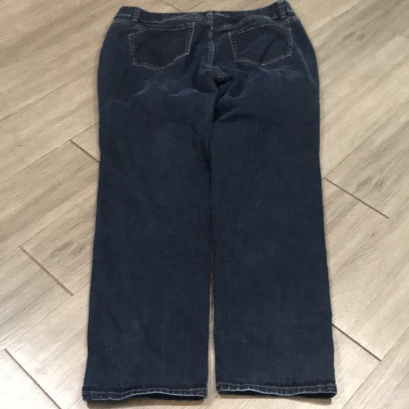 Lane Bryant High Rise Straight Tighter Tummy Technology Medium Wash Jeans - Picture 2 of 11